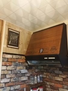 賃貸キッチンを壁紙リメイクした