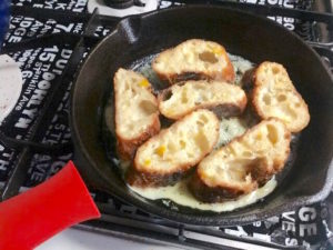 ニトスキで焼いたフレンチトースト