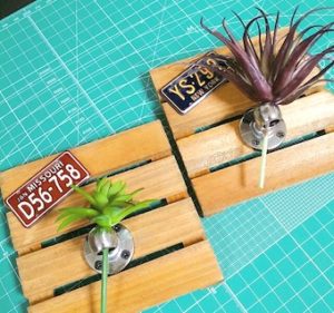 100均DIYで作ったフェイクグリーンの装飾雑貨