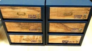 無印良品の引き出し収納のリメイク品